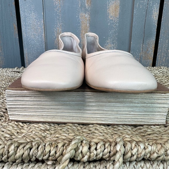 Pilcro Soft Square Toe Leather Ballet Flat Creme Sz 8 NWOB - Picture 7 of 13